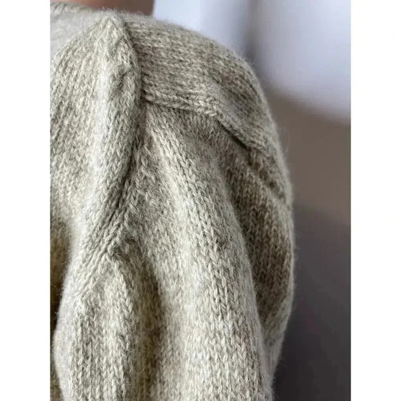 Eddie Bauer women’s Wool country Floral knit crewneck sweater wool blend size M - Picture 8 of 9